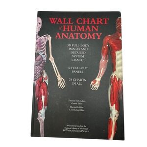 Wall Chart of Human Anatomy Thomas McCracken 3D Visible Human Project Hardcover